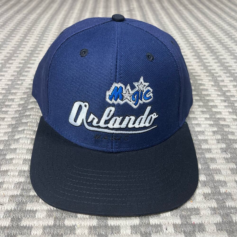Vintage NBA Orlando Magic LOGO Snapback Cap‎ Hat 90s Adidas NEW NWOT Script